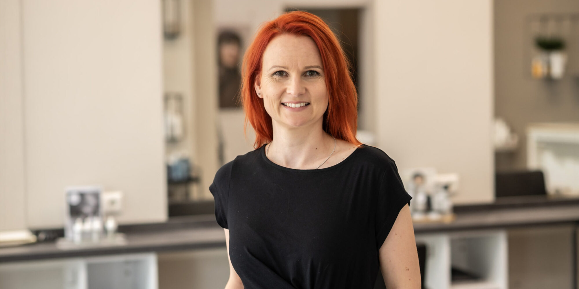 Inhaberin Stine Köplin-Fritsche, Friseurmeisterin, Kosmetikerin